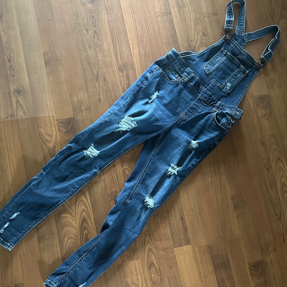 Women’s  Blue Denim Overalls